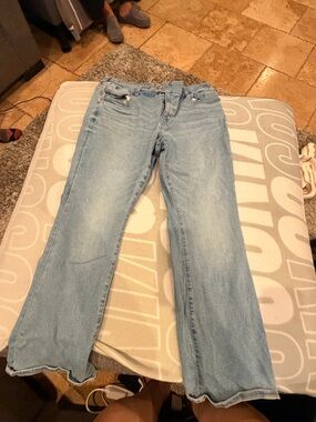 American Eagle Outfitters Light Blue Flare Jeans
